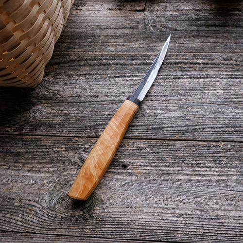 Large Carving Knife (Rippled Sycamore)